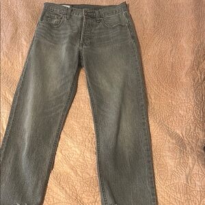 GAP Gray Straight Jeans with Timeless Style